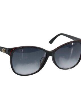 GUCCI Sunglasses plastic Black Auth 168770V